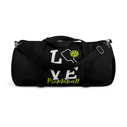 Pickleball Cool Duffel Bag - Love Pickleball Black