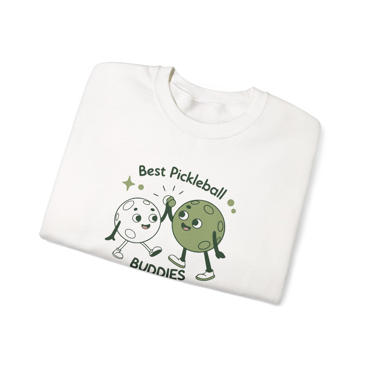 Women's Cute Pickleball Sweatshirt - Best Pickleball Buddies