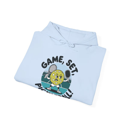 Women's Durable Pickleball Hoodie - Game, Set, Pickleball
