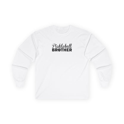 Men's Unique Pickleball Long Sleeves top - Pickleball Brother White
