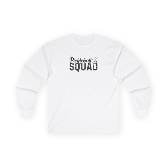 Men's Cool Pickleball Long Sleeves top - Pickleball squad White