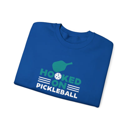 Women's Cool Pickleball Sweatshirt - Hooked on Pickleball