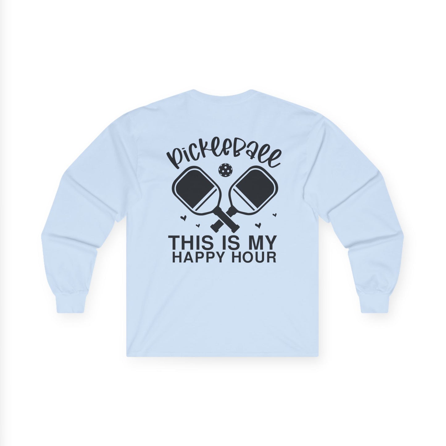 Women's Pickleball Long Sleeves top - Pickleball This Is My Happy Hour