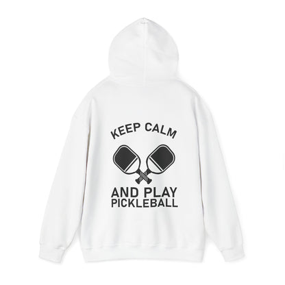 Women's Funny Pickleball Hoodie - Keep Calm And Play Pickleball