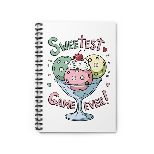 Pickleball Durable Notebook - Sweetest Game Ever