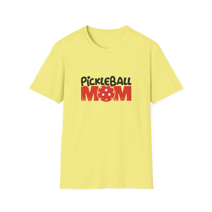 Women's Pickleball T-Shirt - Pickleball Mom Yellow
