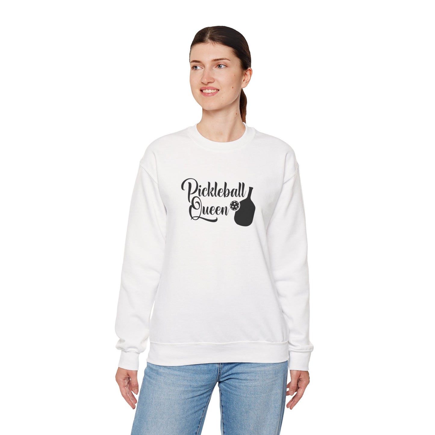 Women's Cute Pickleball Sweatshirt - Pickleball Queen