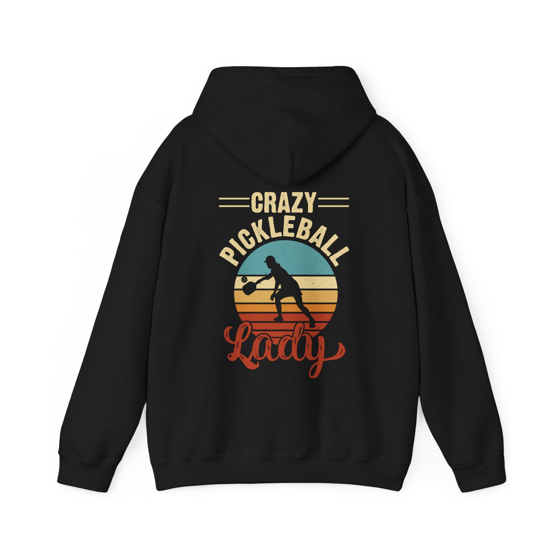Women's Vibrant Pickleball Hoodie - Crazy Pickleball Lady