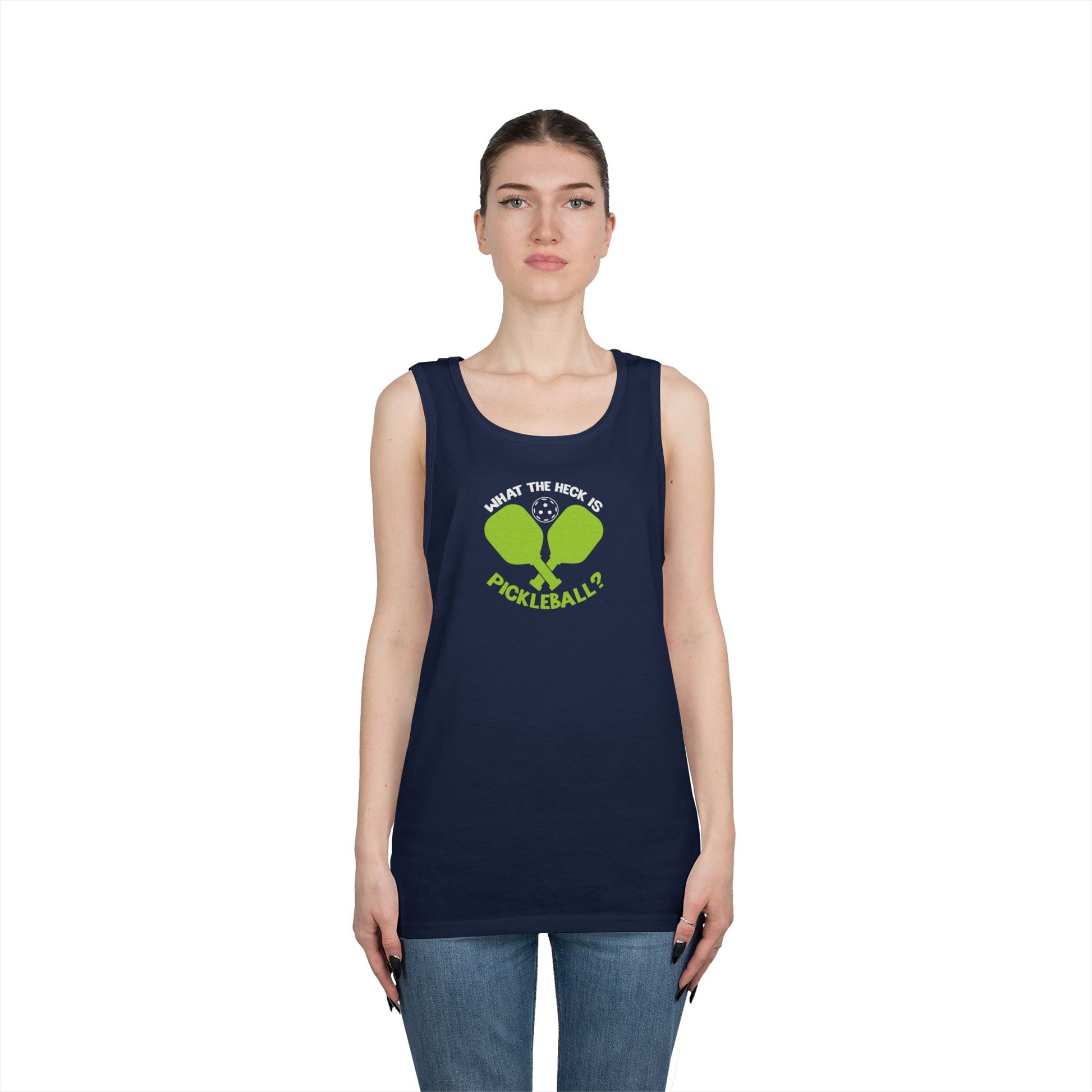 Women's Funny Pickleball Tank Top - What the Heck Is Pickleball?