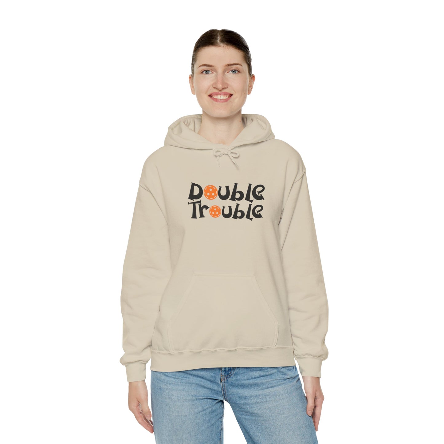 Women's Comfy Pickleball Hoodie - Double Trouble