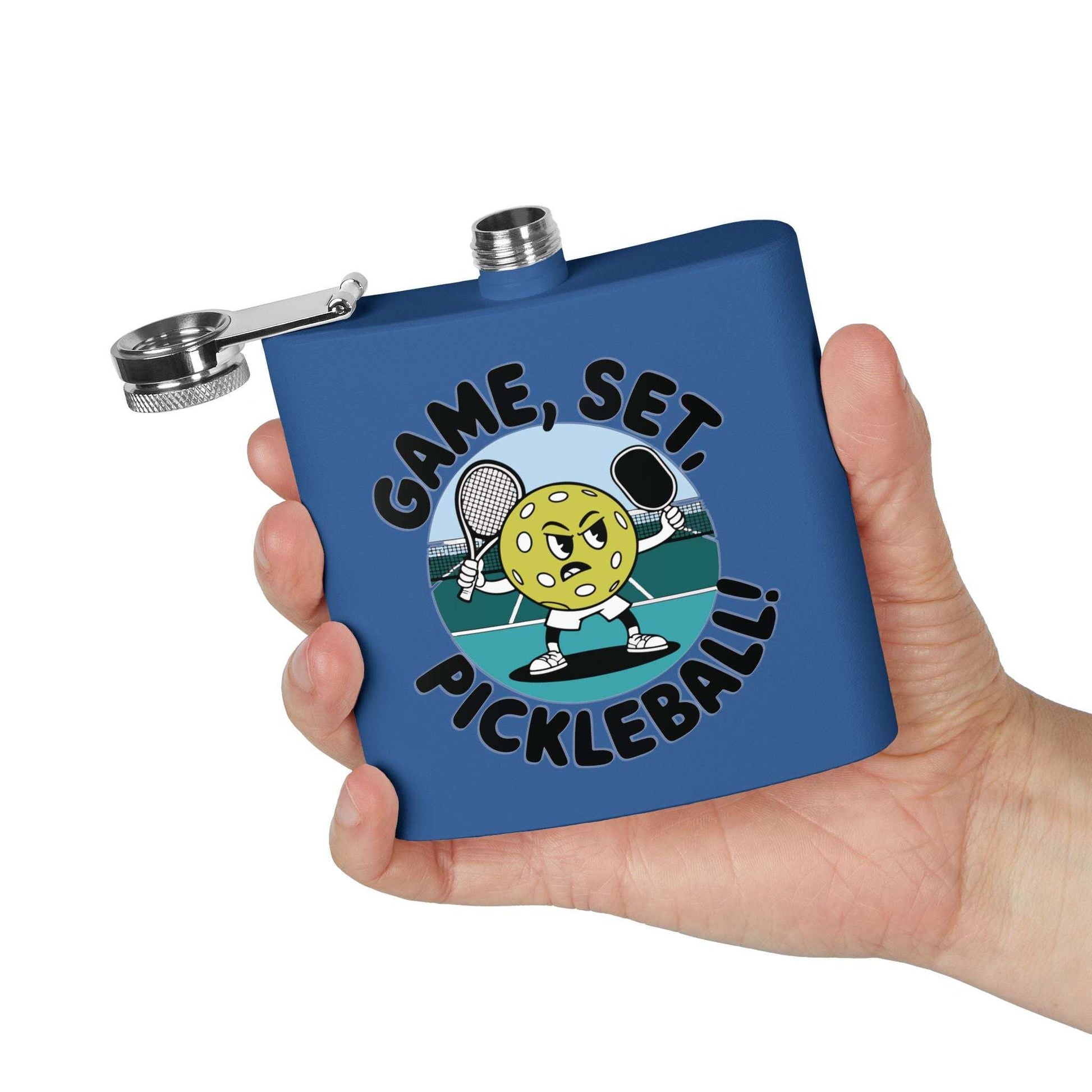 Pickleball Durable Flask - Game, Set, Pickleball