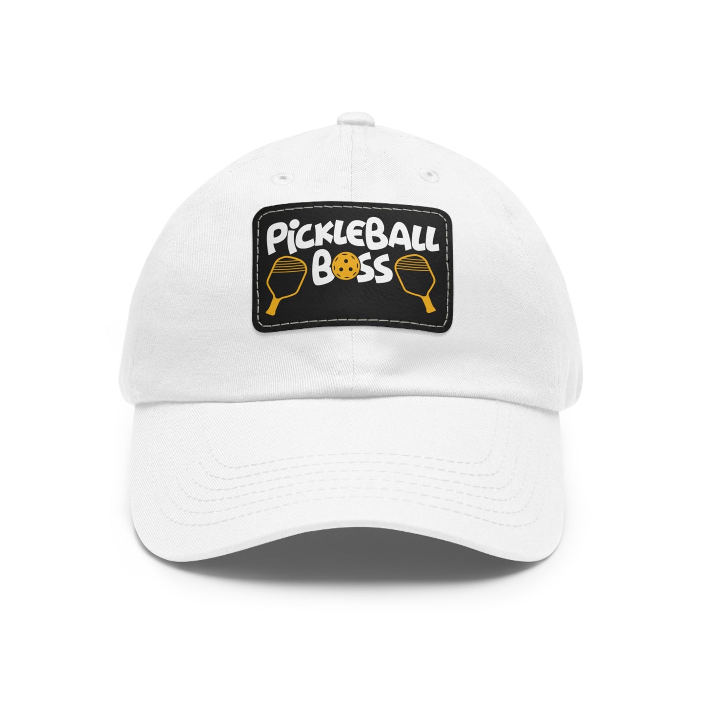Pickleball Durable Cap - Pickleball Boss White