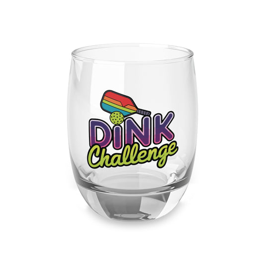 Pickleball Vibrant Whiskey Glass - Dink Challenge 6oz