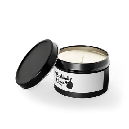 Pickleball Delightful Tin Can Candle - Pickleball Queen Black
