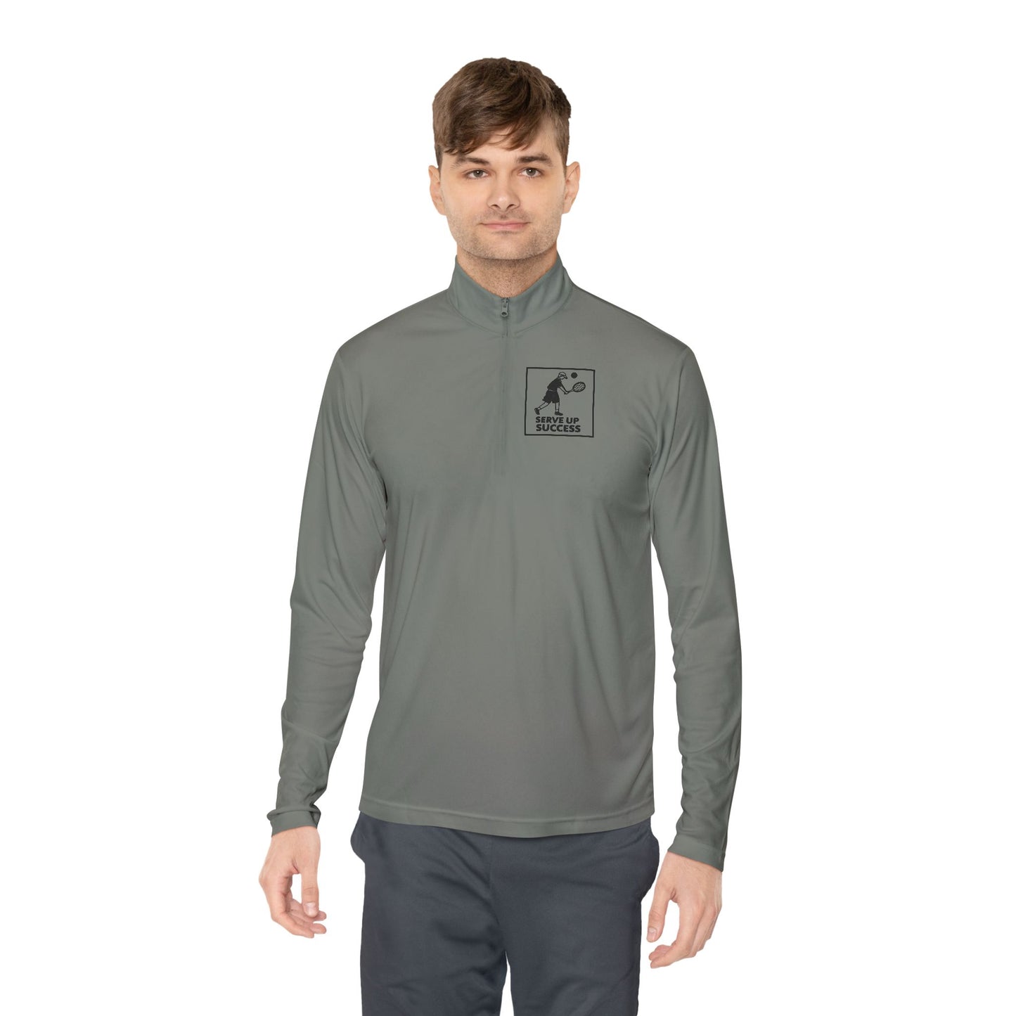 Men's Durable Pickleball Pullover - Serve Up Success