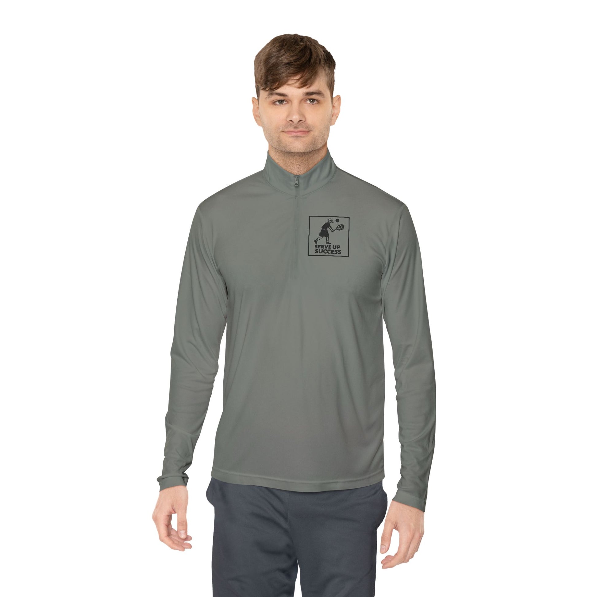 Men's Durable Pickleball Pullover - Serve Up Success