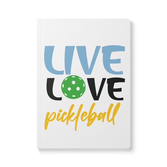 Pickleball Durable Journal - Live Love Pickleball 100 pages (50 sheets)