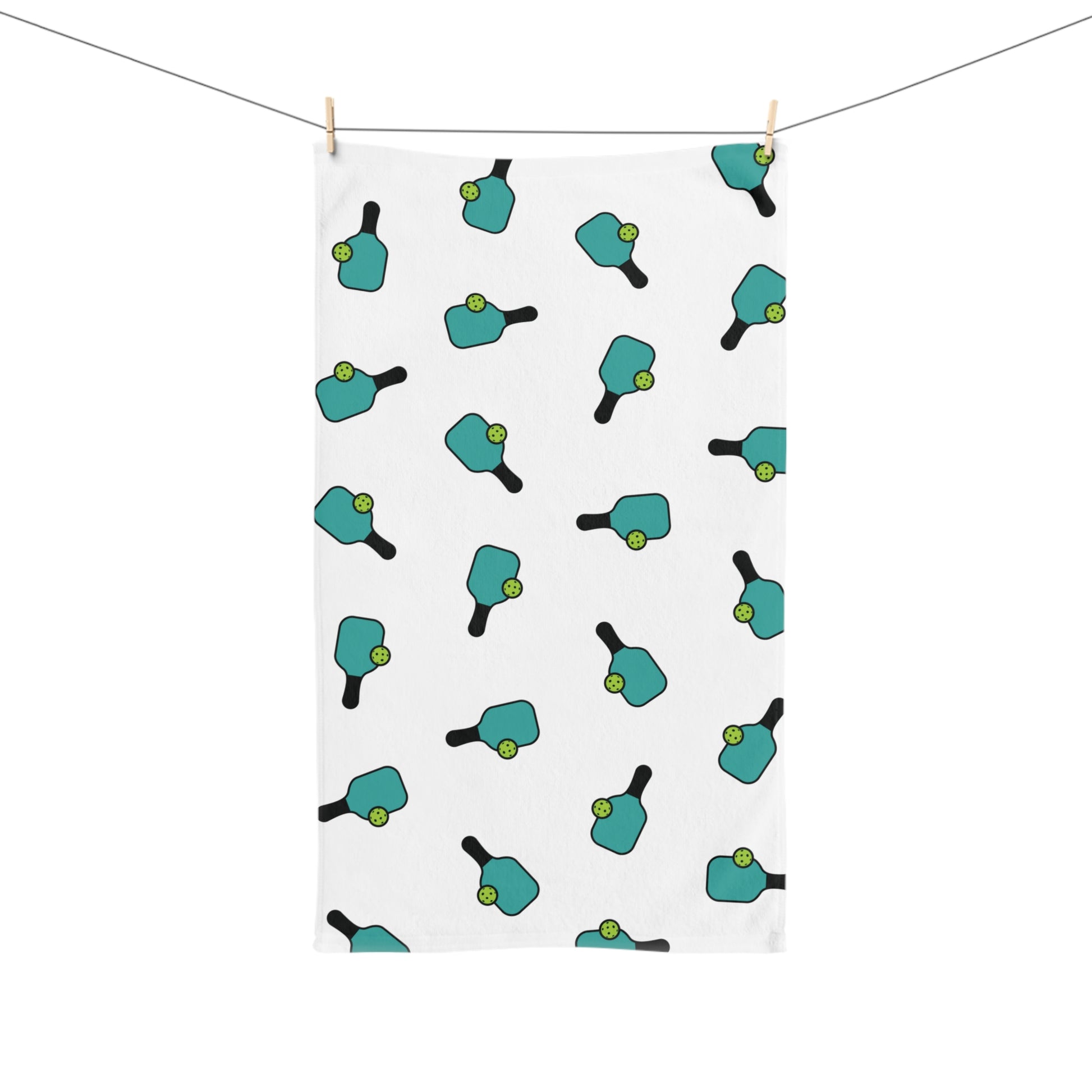 Pickleball Lightweight Hand Towel - Paddle and Ball