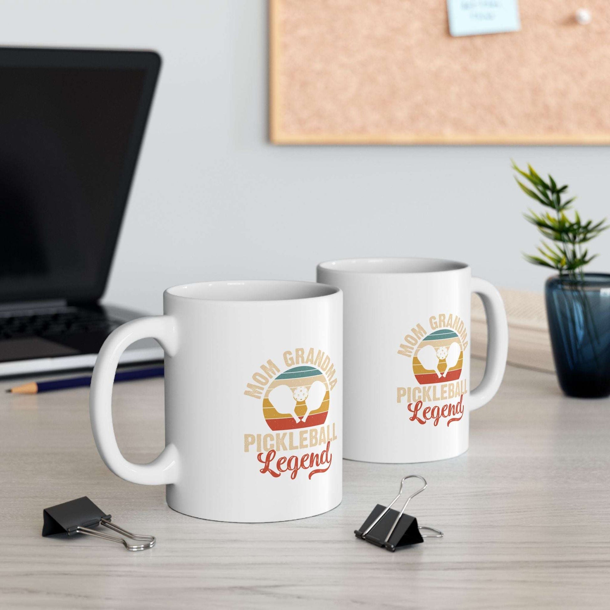 Funny Pickleball Mug - Mom grandma pickleball legend