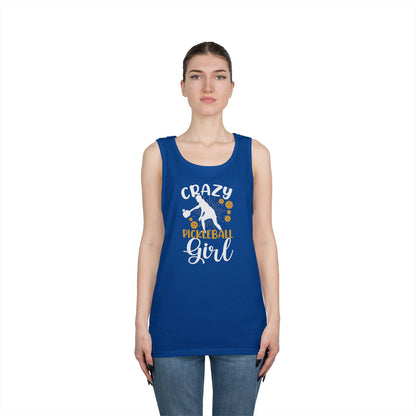 Women's Stylish Pickleball Tank Top - Crazy Pickleball Girl
