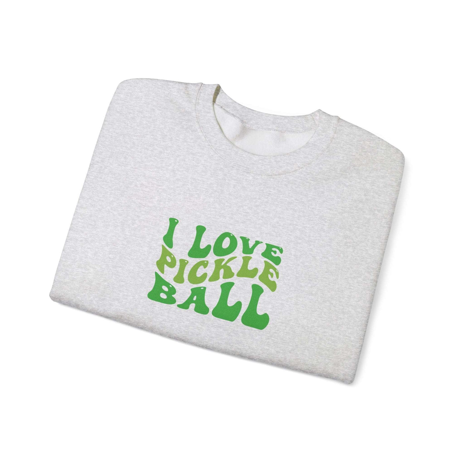 Women's Soft Pickleball Sweatshirt - I Love Pickleball