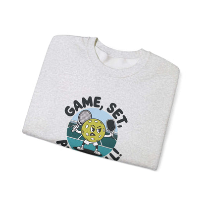 Women's Cute Pickleball Sweatshirt - Game, Set, Pickleball