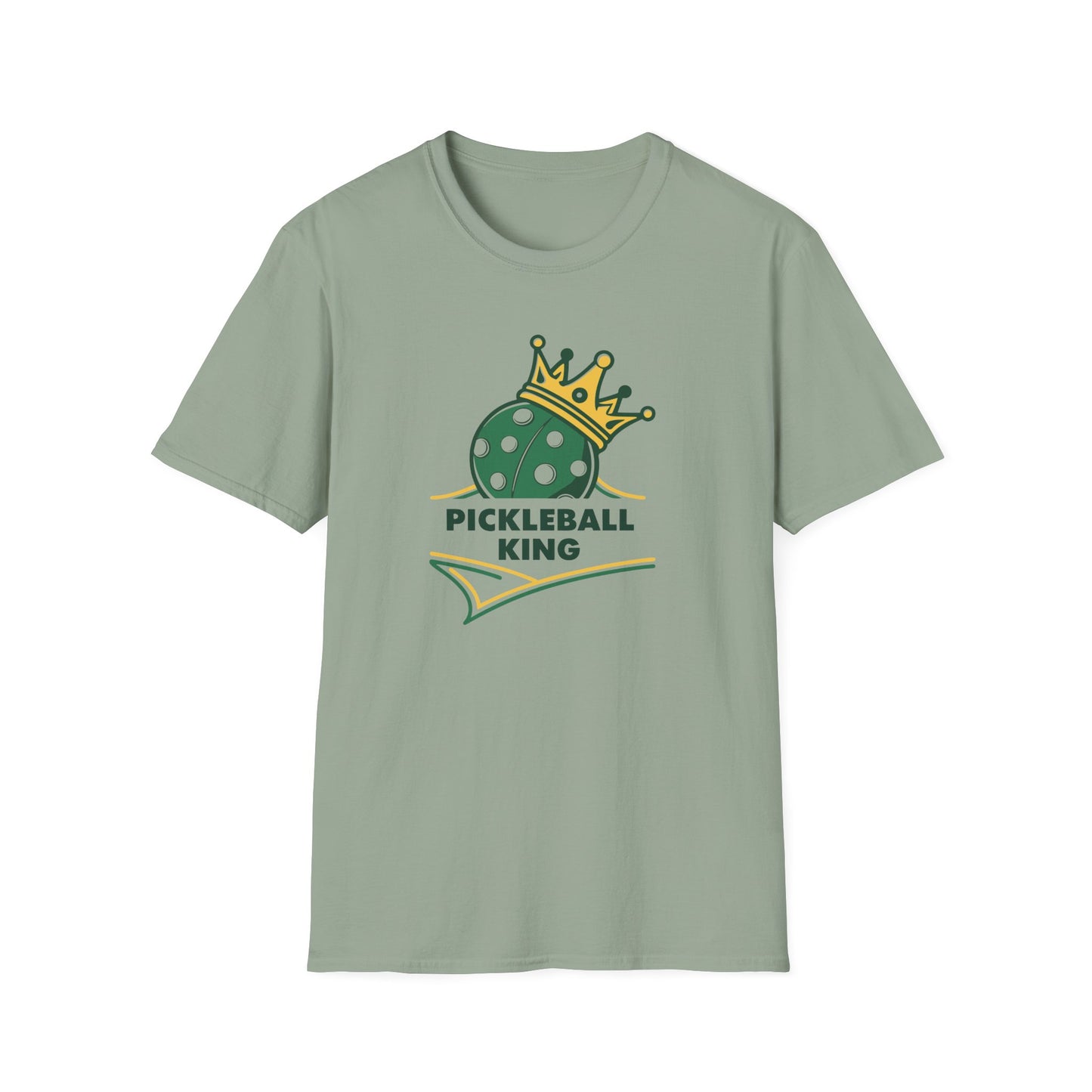 Men's Soft Pickleball T-shirt - Pickleball King Green