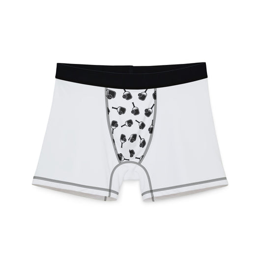 Men's Funny Pickleball Boxer - Pickleball Boss White
