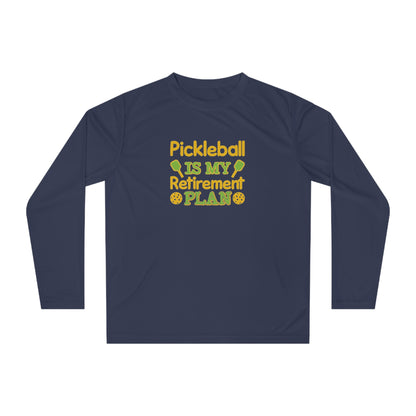 Men's Pickleball Long Sleeves top - Pickleball is my retirement plan Navy