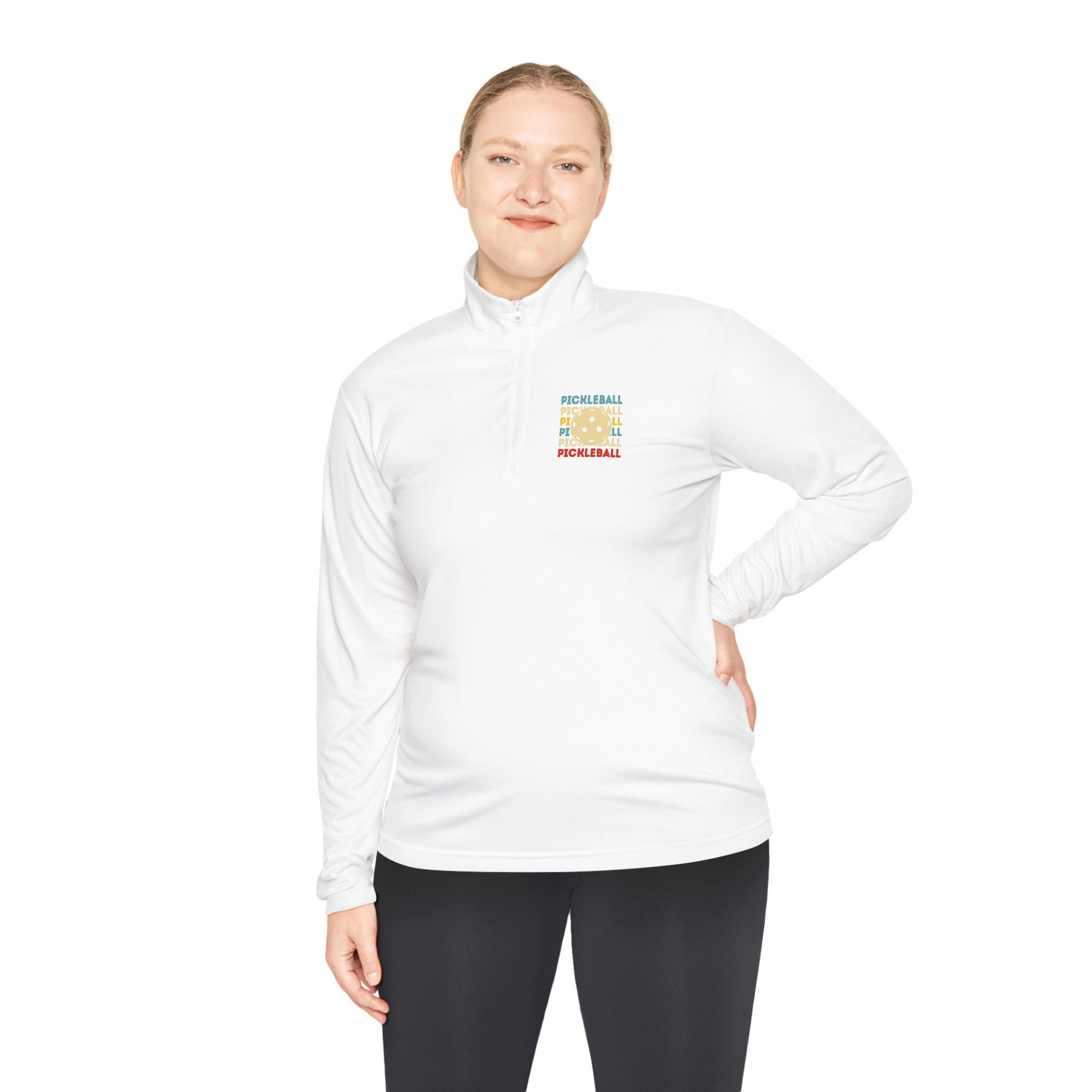 Women's Unique Pickleball Pullover - Pickleball and Ball