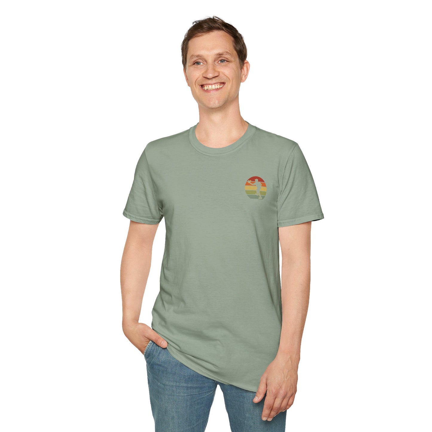 Men's Funny Pickleball T-Shirt - Just One More Game I Promise Retro