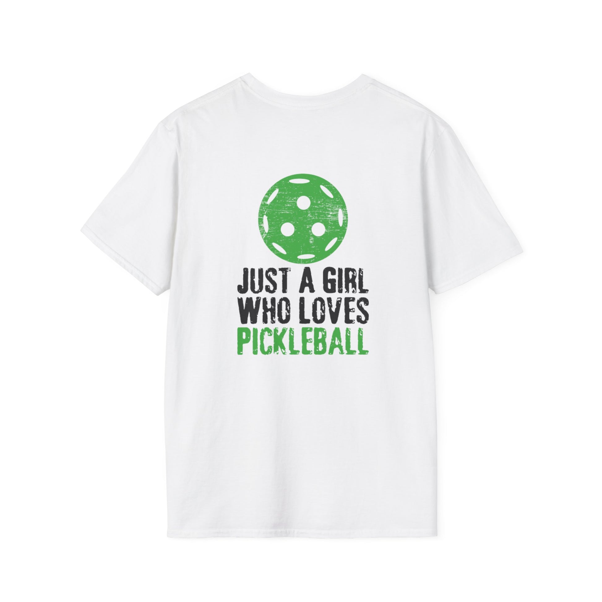 Women's Soft Pickleball T-shirt - Just a Girl Who Loves Pickleball