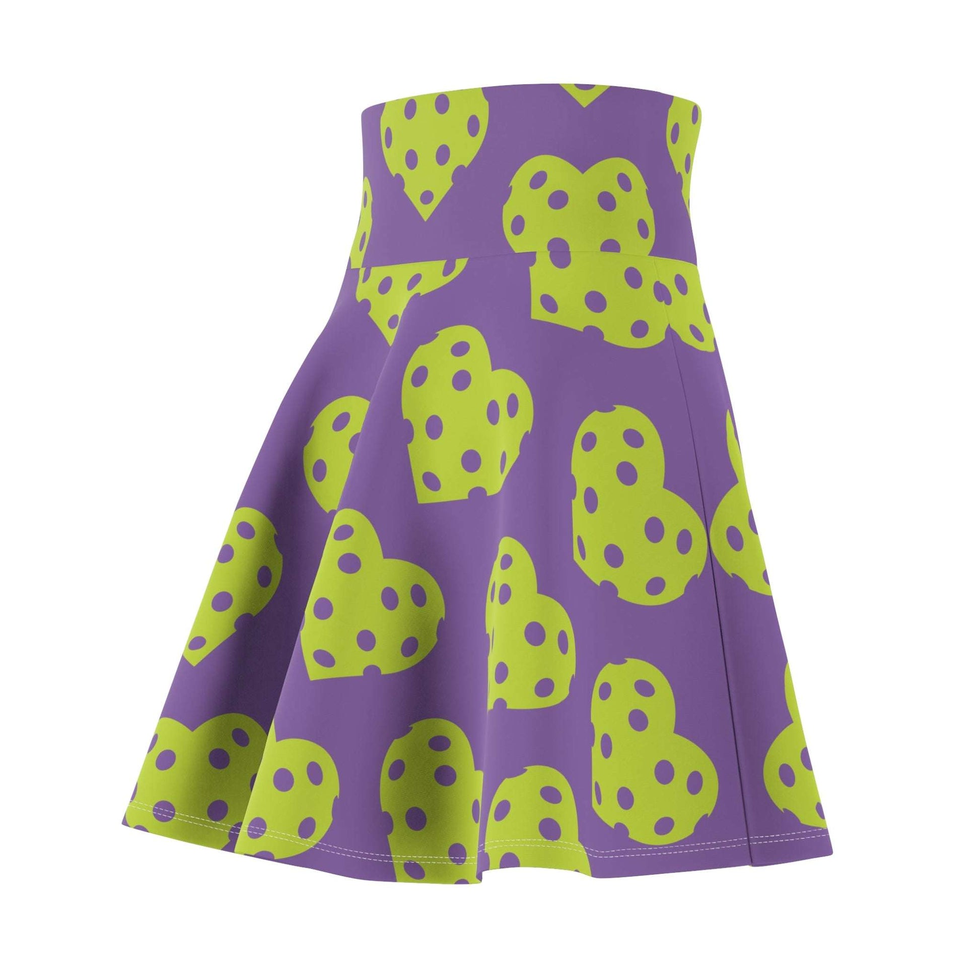 Women's Colorful Pickleball Skirt - Heart