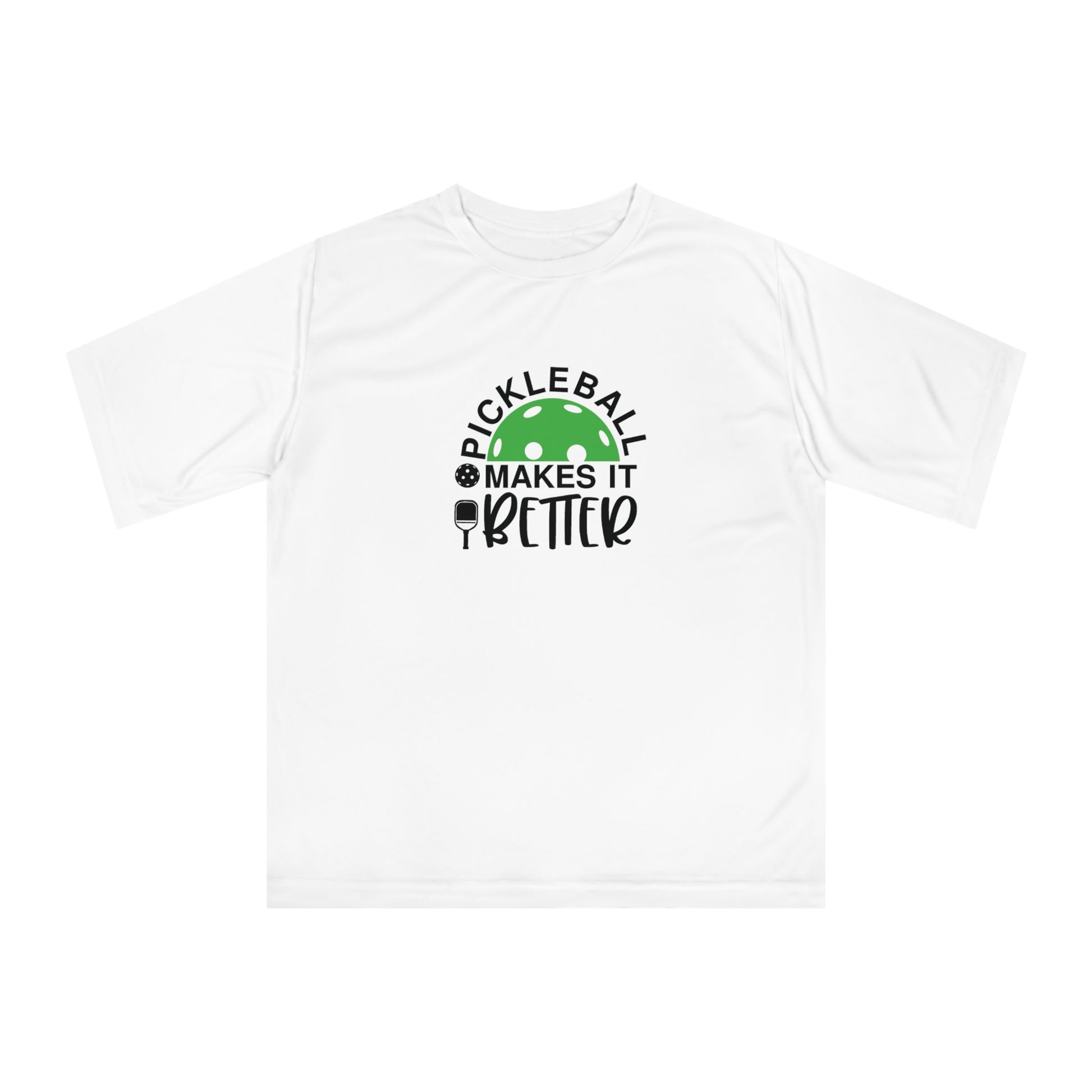 Women's Lightweight Pickleball T-shirt - Pickleball Make It Better White