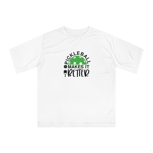 Women's Lightweight Pickleball T-shirt - Pickleball Make It Better White