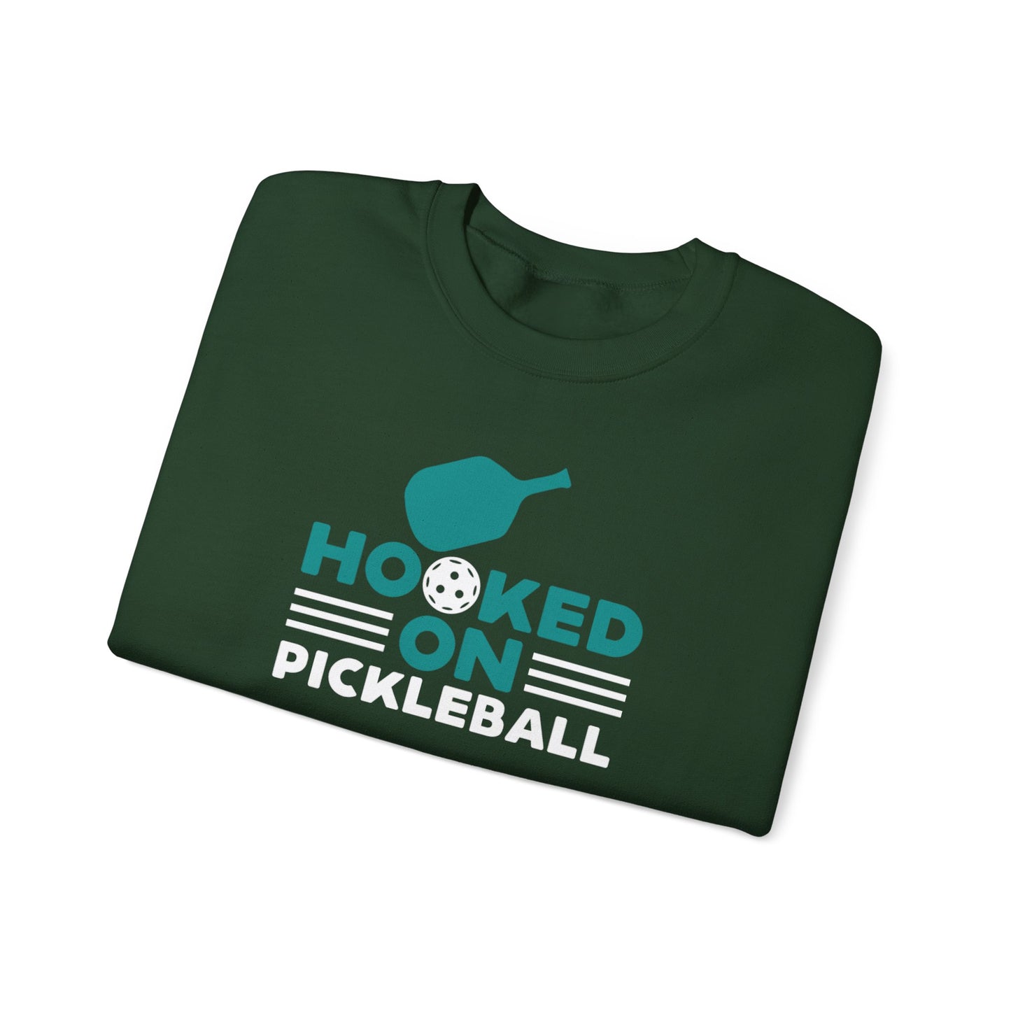 Men's Cool Pickleball Sweatshirt - Hooked on Pickleball
