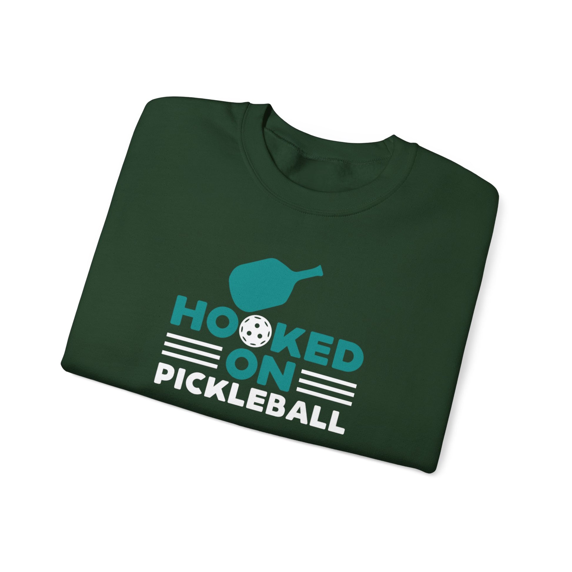 Men's Cool Pickleball Sweatshirt - Hooked on Pickleball