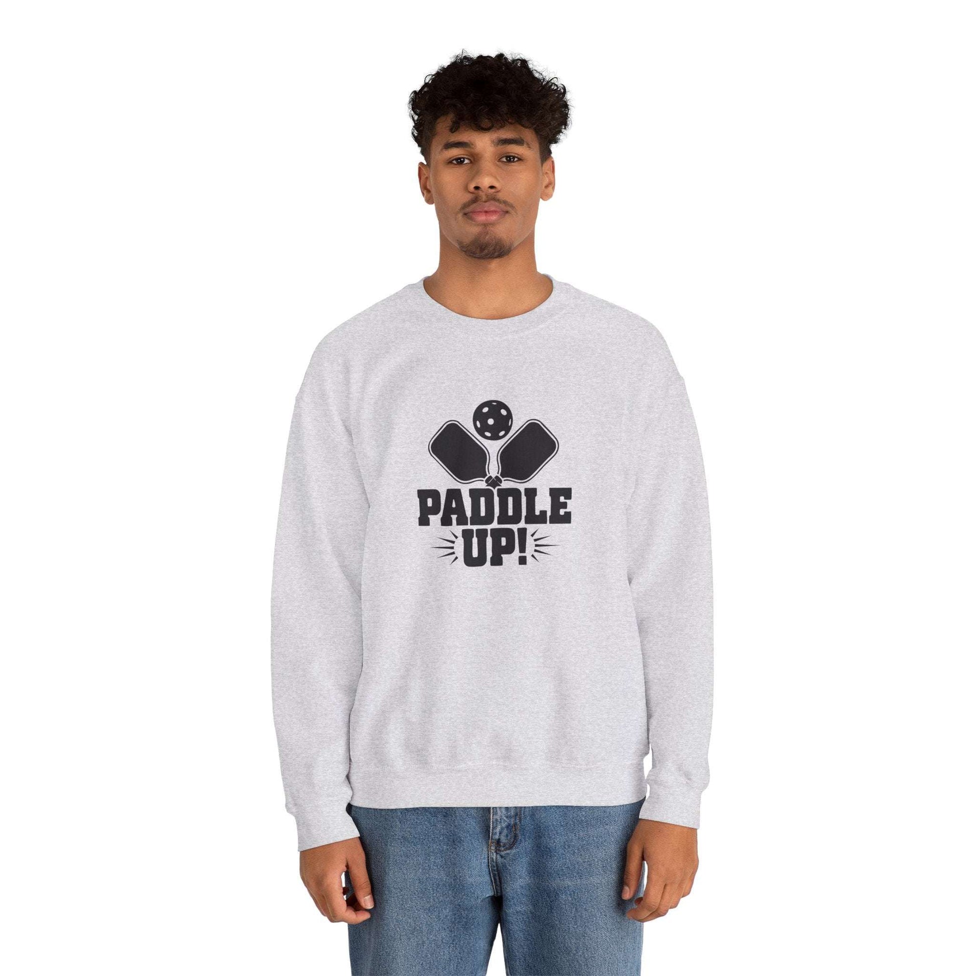 Men's Durable Pickleball Sweatshirt - Paddle Up