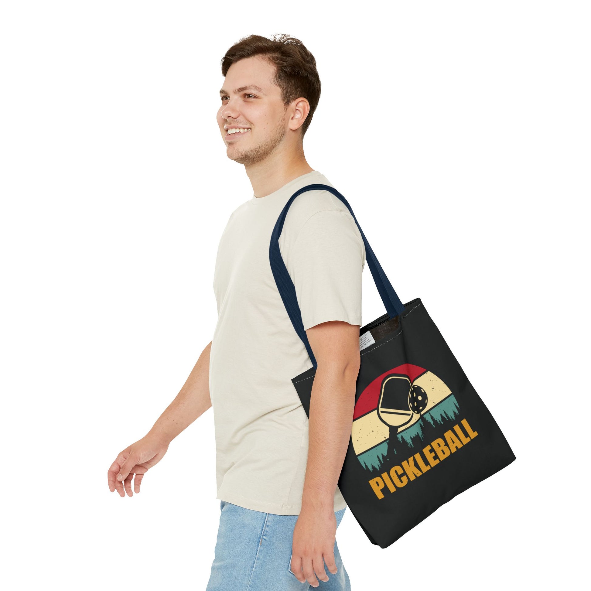 Pickleball Cool Tote Bag - Pickleball Retro