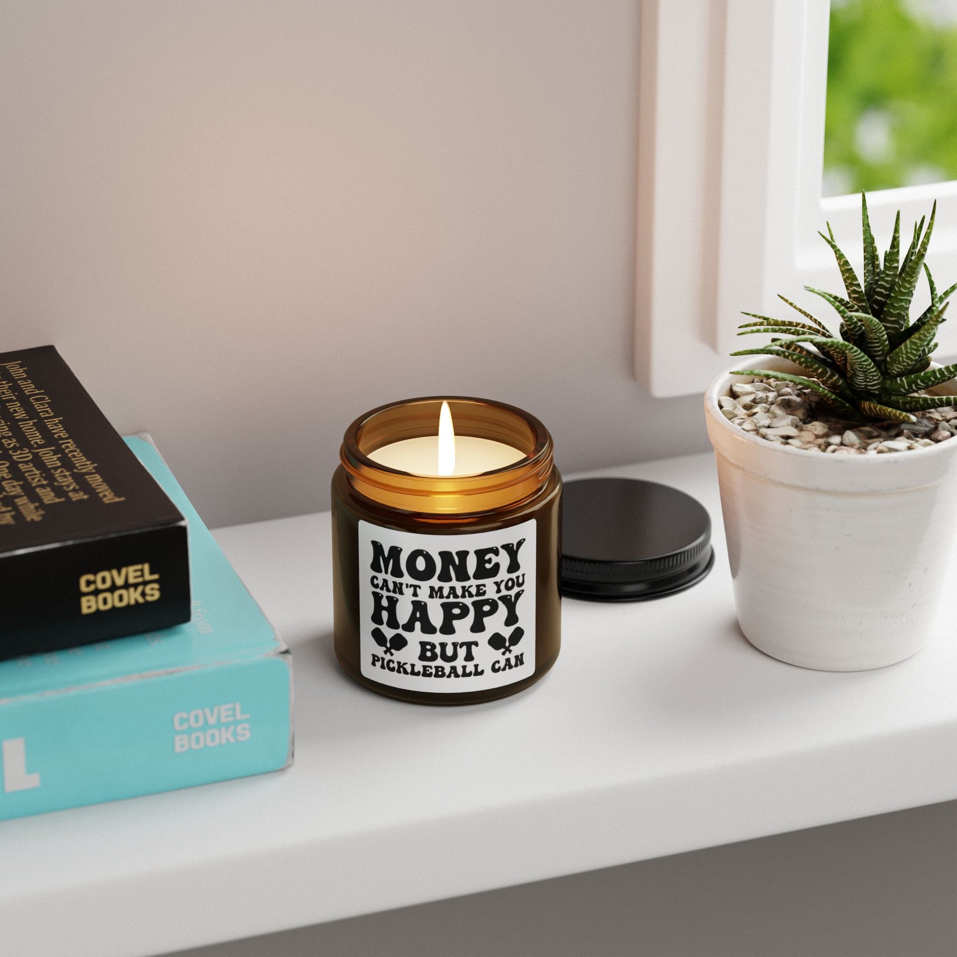 Pickleball Candle - Money Can't Make You Happy but Pickleball Can