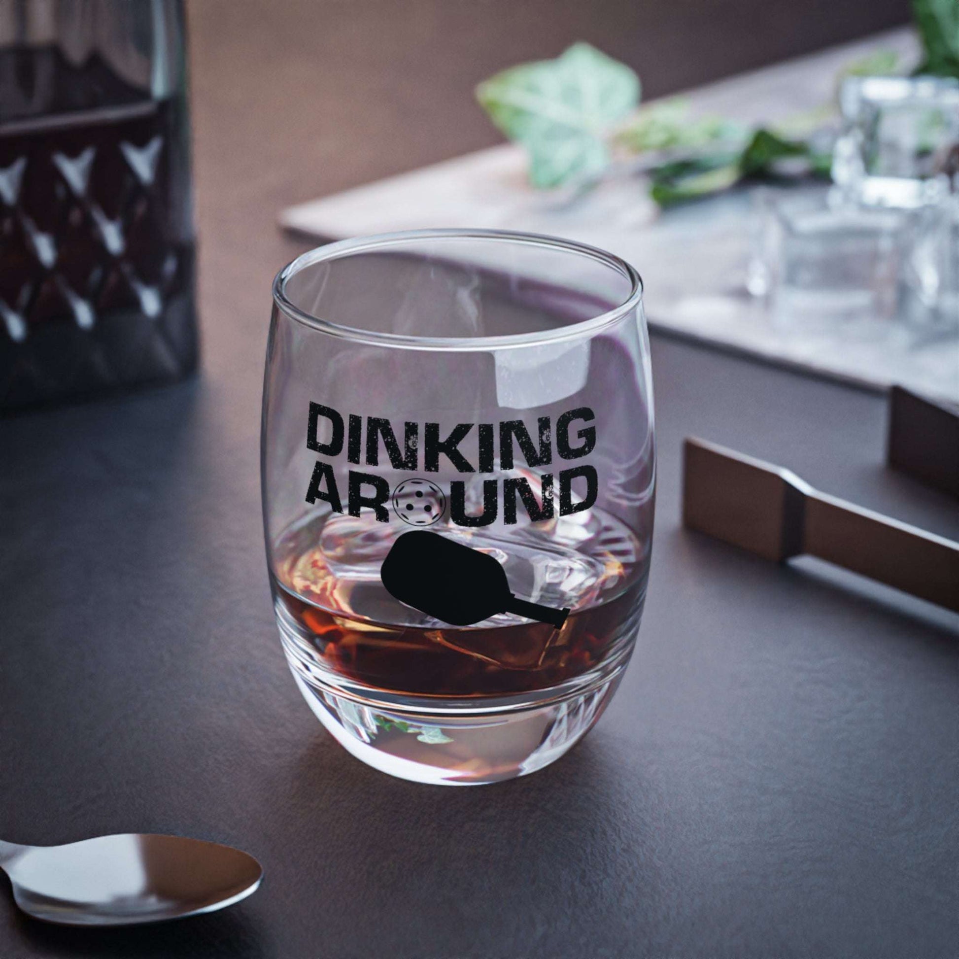 Pickleball Cool Whiskey Glass - Dinking Around