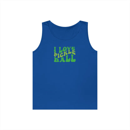 Men's Funny Pickleball Tank Top - I Love Pickleball
