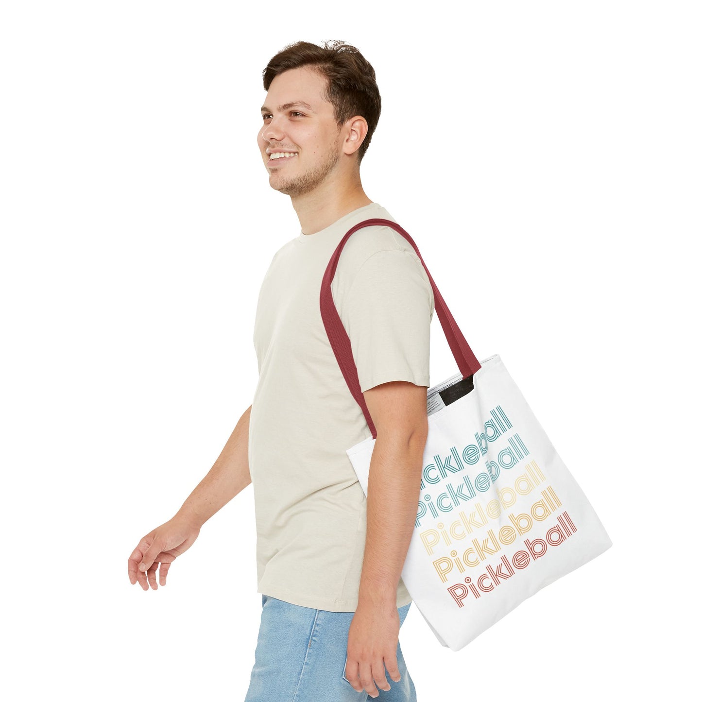 Pickleball Playful Tote Bag - Pickleball Repeat