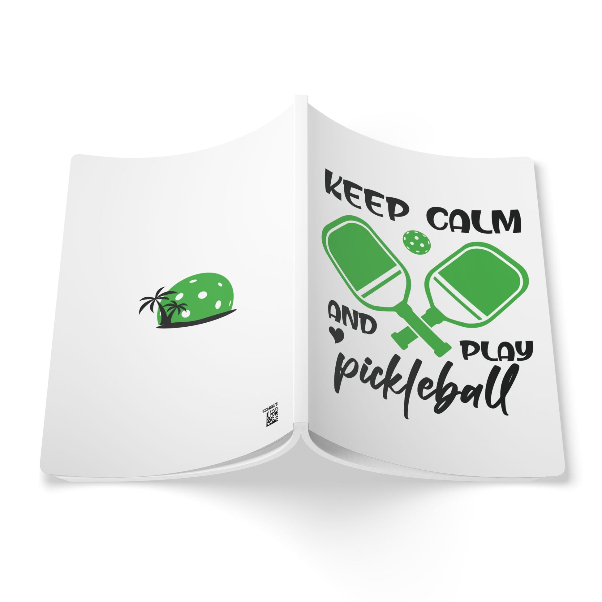 Pickleball Cheerful Journal - Keep Calm & Play Pickleball
