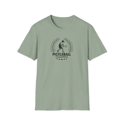 Men's Sporty Pickleball T-shirt - Pickleball Champion Green