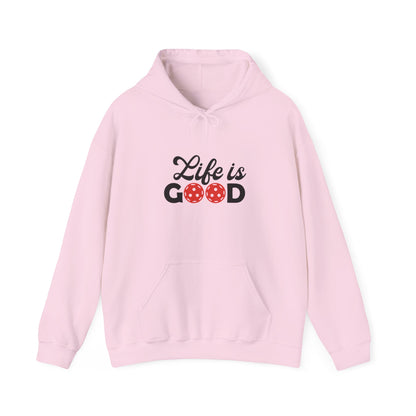 Women's Soft Pickleball Hoodie - I Love Pickleball Pink