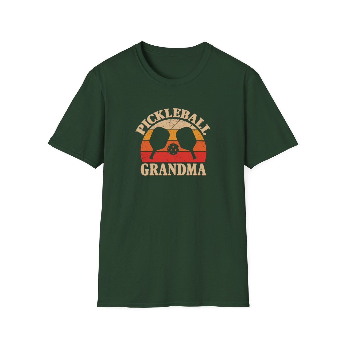 Women's Cool Pickleball T-shirt - Pickleball Grandma Green