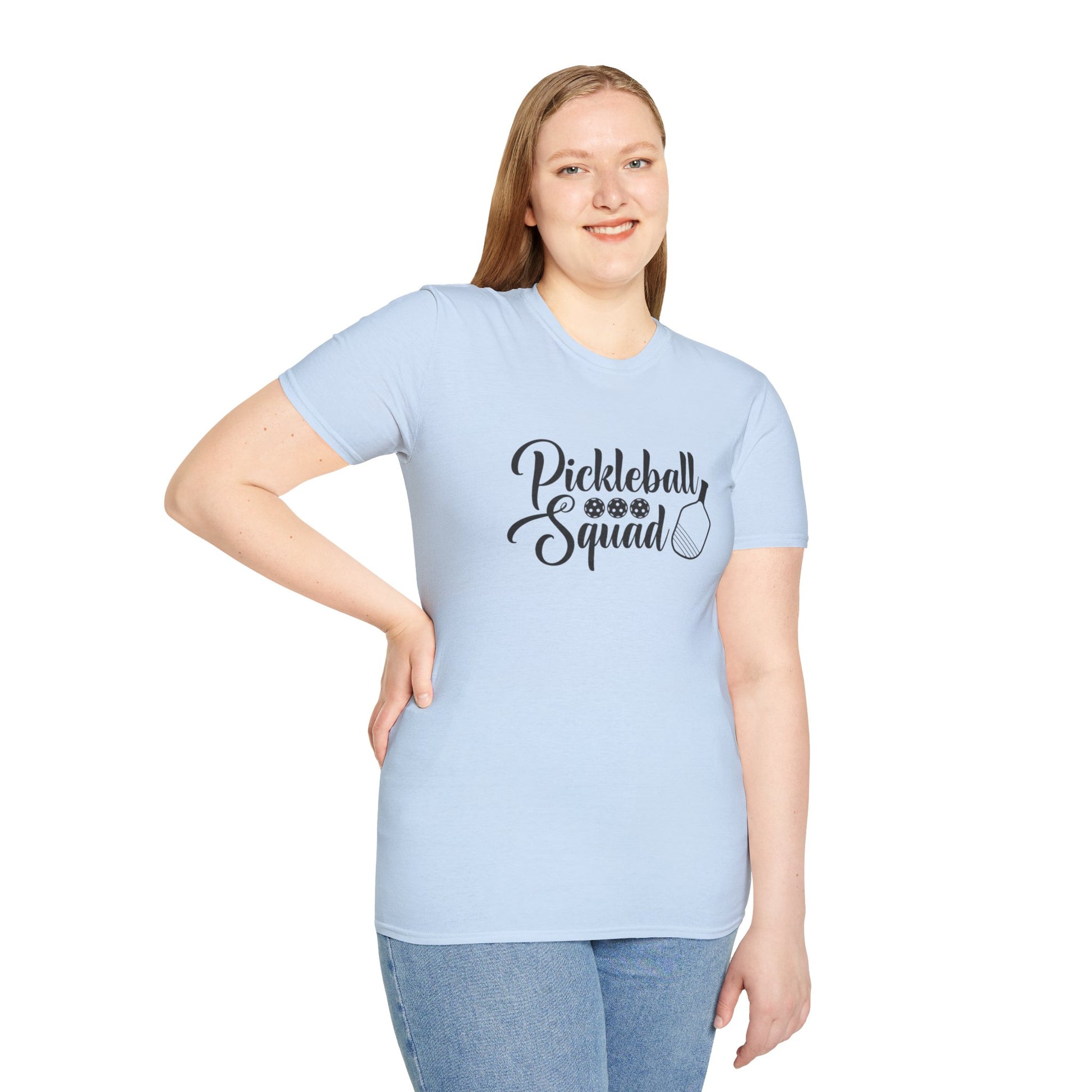 Women's Trendy Pickleball T-shirt - Pickleball Squad