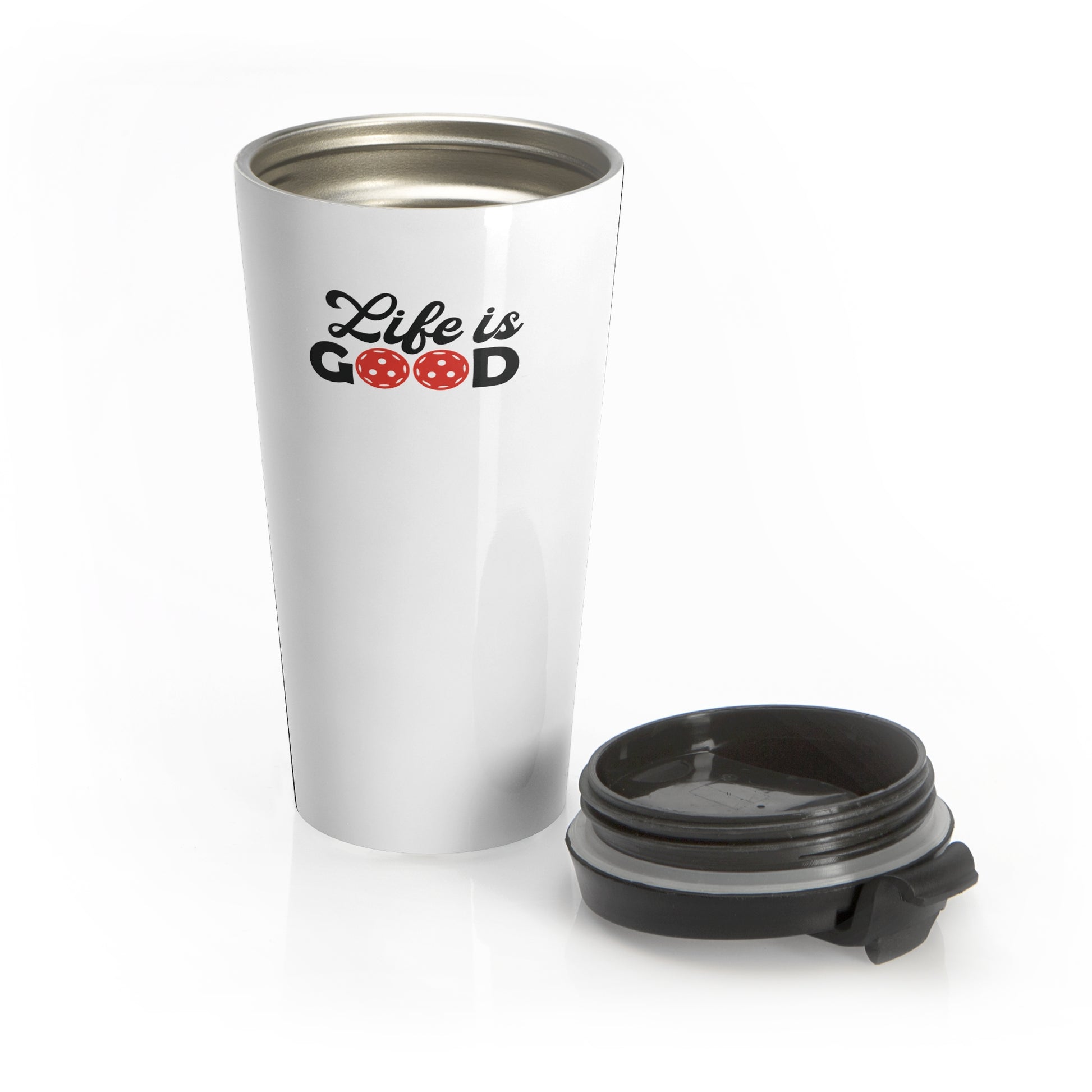 Pickleball Cute Travel Mug - Life is Good