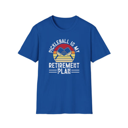 Men's Cool Pickleball T-shirt - Pickleball Is My Retirement Plan Royal